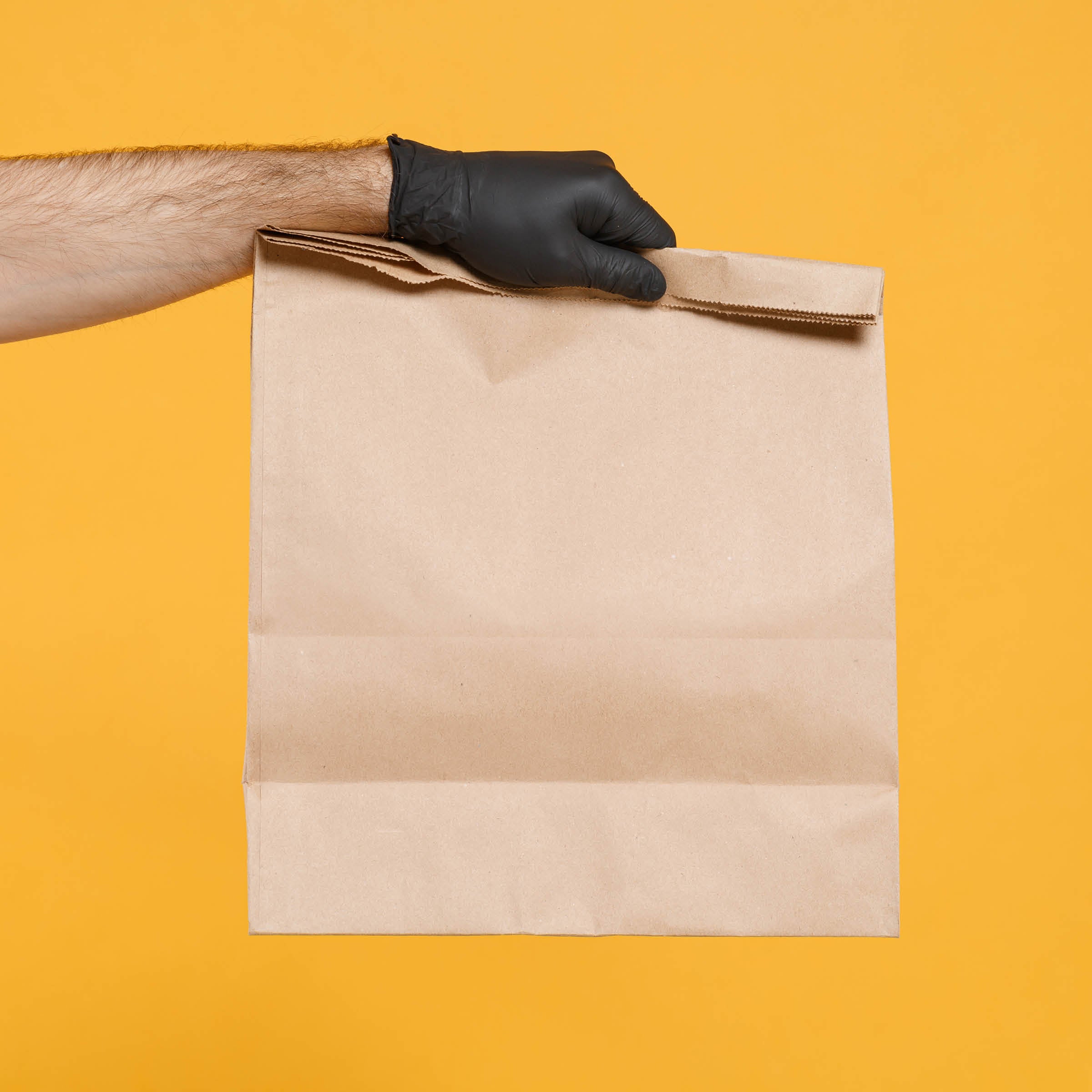 Kraft Paper Takeaway Bags