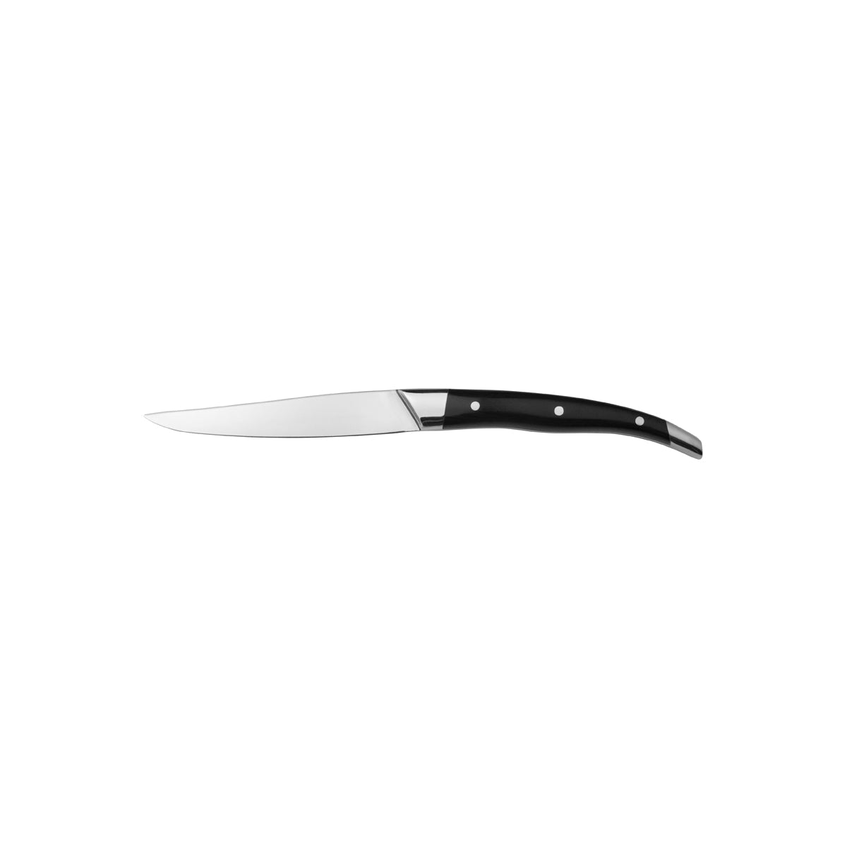 19962 Noble Point Tip Steak Knife, Black Handle 242mm Leisure Coast Hospitality & Packaging