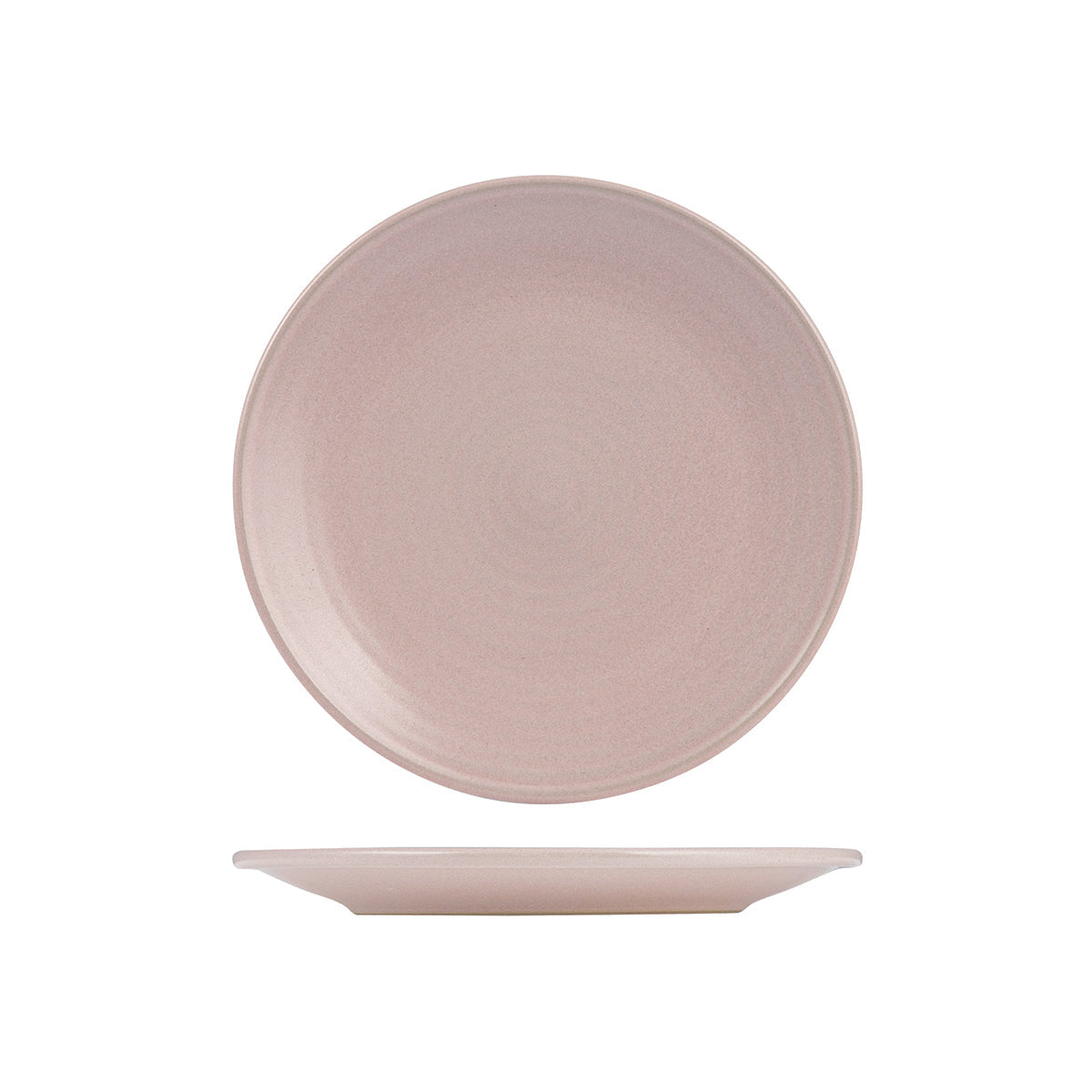 9029470 Zuma Pearl Blush Dinnerware Collection Round Ribbed Coupe Plate 210mm