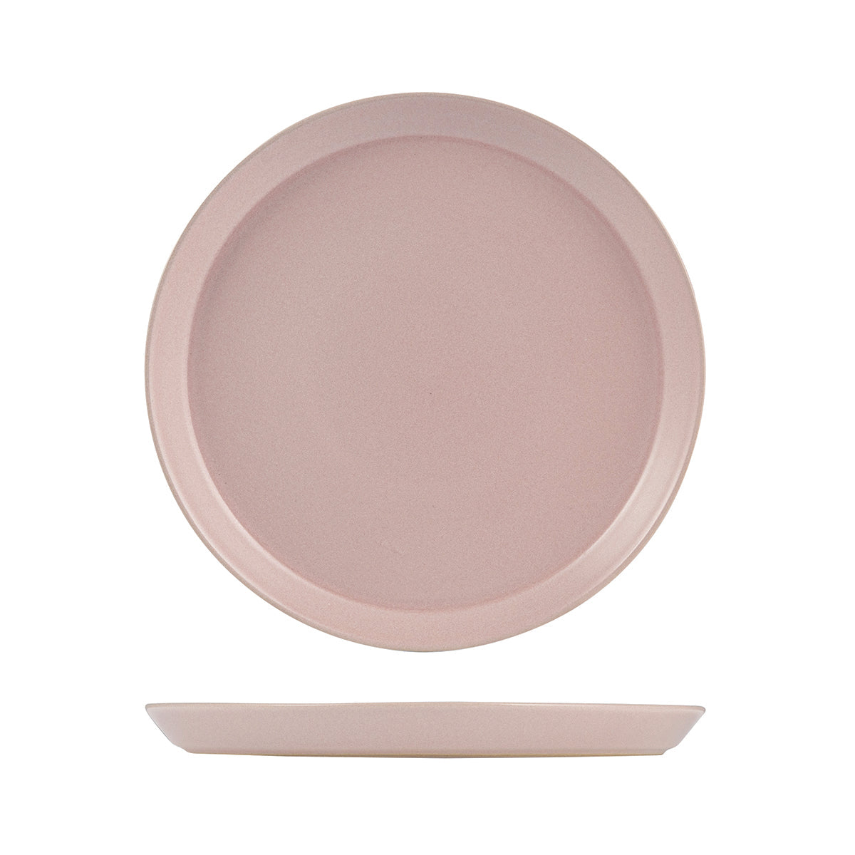 9029477 Zuma Pearl Blush Dinnerware Collection Round Plate Tapered 24x240mm