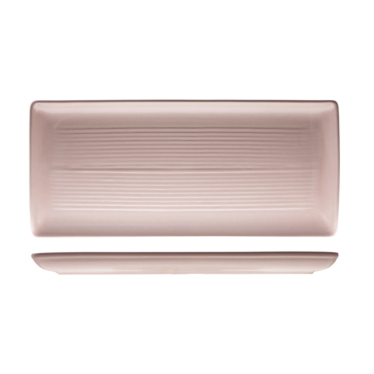 9029483 Zuma Pearl Blush Dinnerware Collection Rectangular Share Platter 365x130mm