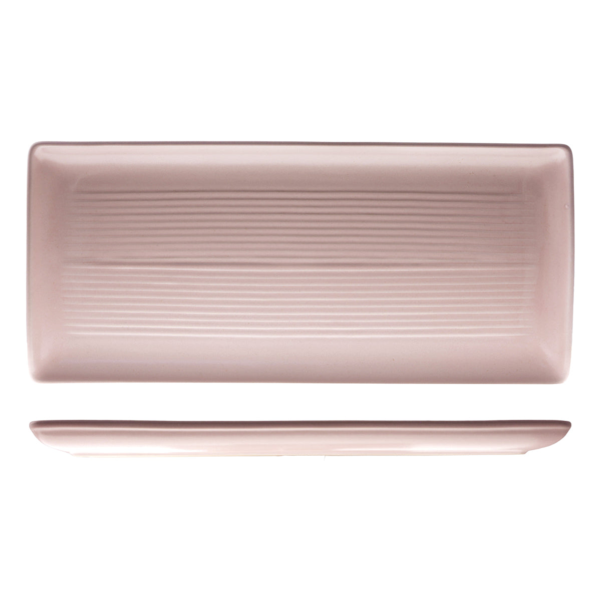 9029484 Zuma Pearl Blush Dinnerware Collection Rectangular Share Platter 395x180mm