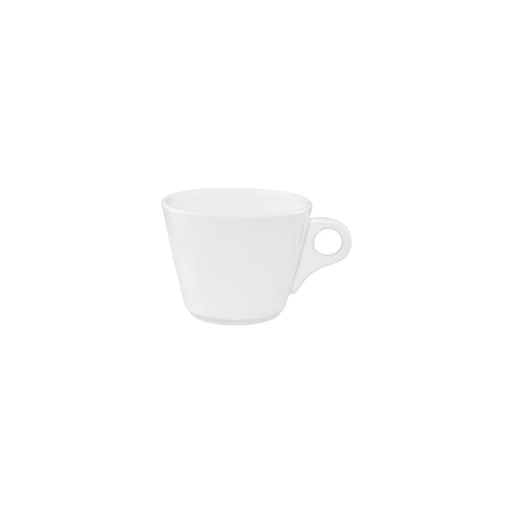 92088-Ctn Tablekraft Core V-Shape Cappuccino Cup & Saucer Leisure Coast Hospitality & Packaging