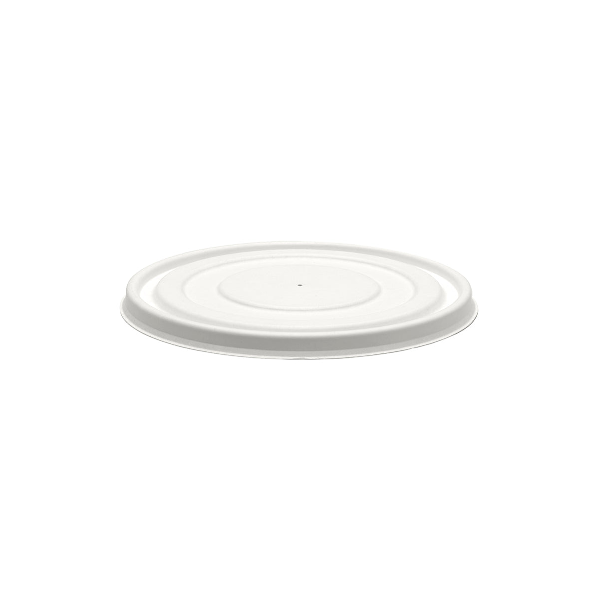 BB-BLL-148-PULP-W 500-1000ml White Plant Fibre BioBowl Lid Leisure Coast Hospitality & Packaging Supplies