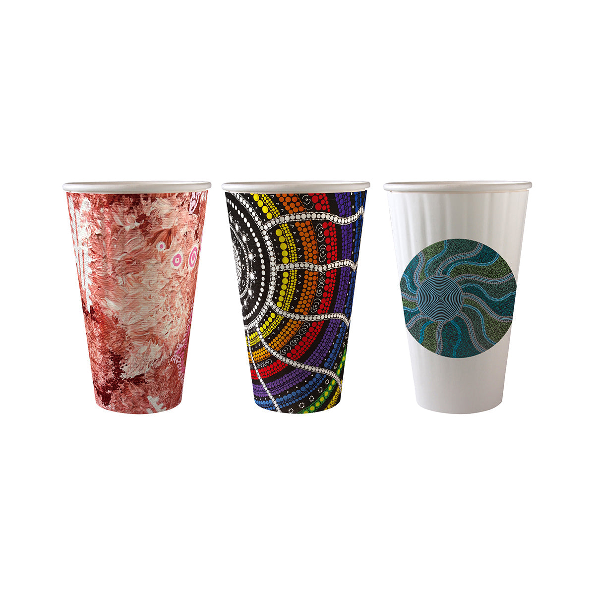 BioCup Double Wall Indigenous Art Series | Eco Takeaway Food Packaging ...