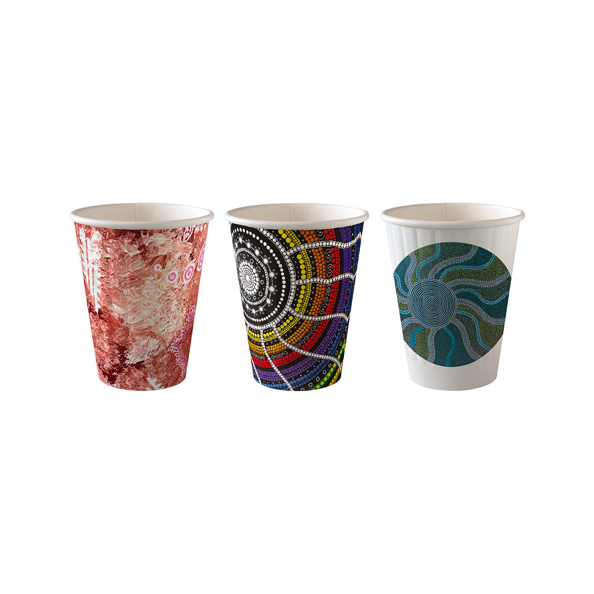 BioCup Double Wall Indigenous Art Series | Eco Takeaway Food Packaging ...