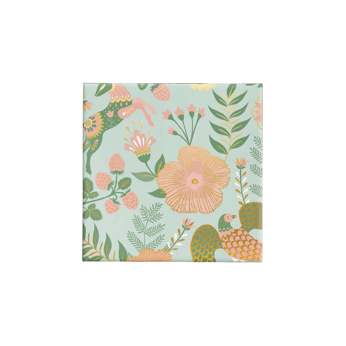 BW24 XRG MSA Reindeer Garden Mint, Sage & Apricot Gloss Wrap