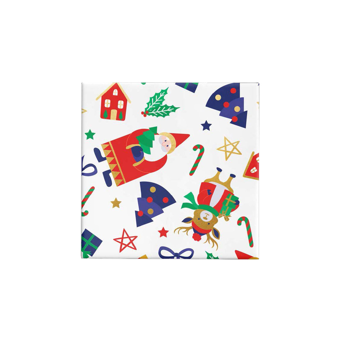 BW24 XSF RGB Santa and Friends Red, Green & Blue Gloss Wrap