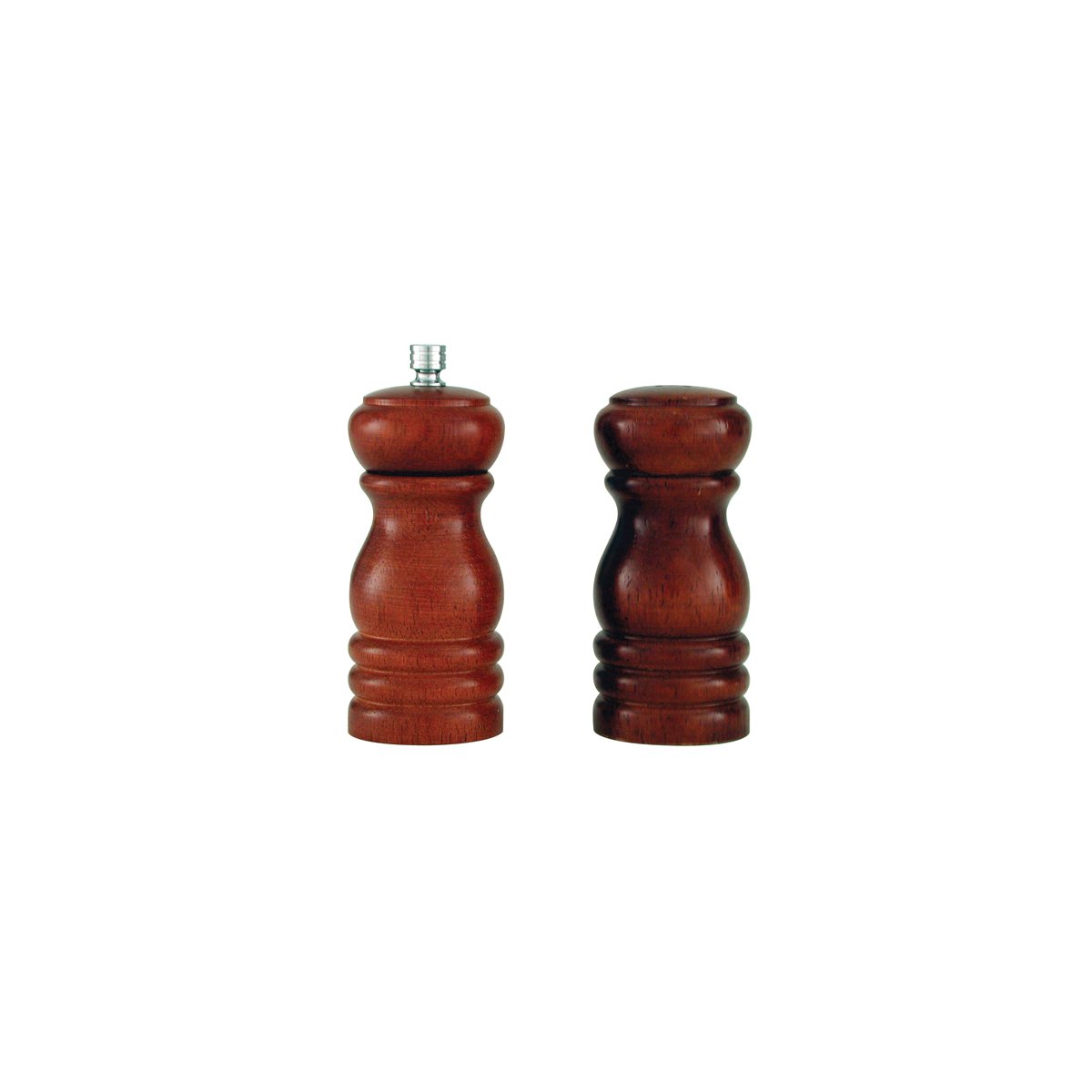 '40504 Salt Shaker & Pepper Mill Set Dark Wood 100mm Leisure Coast Hospitality & Packaging