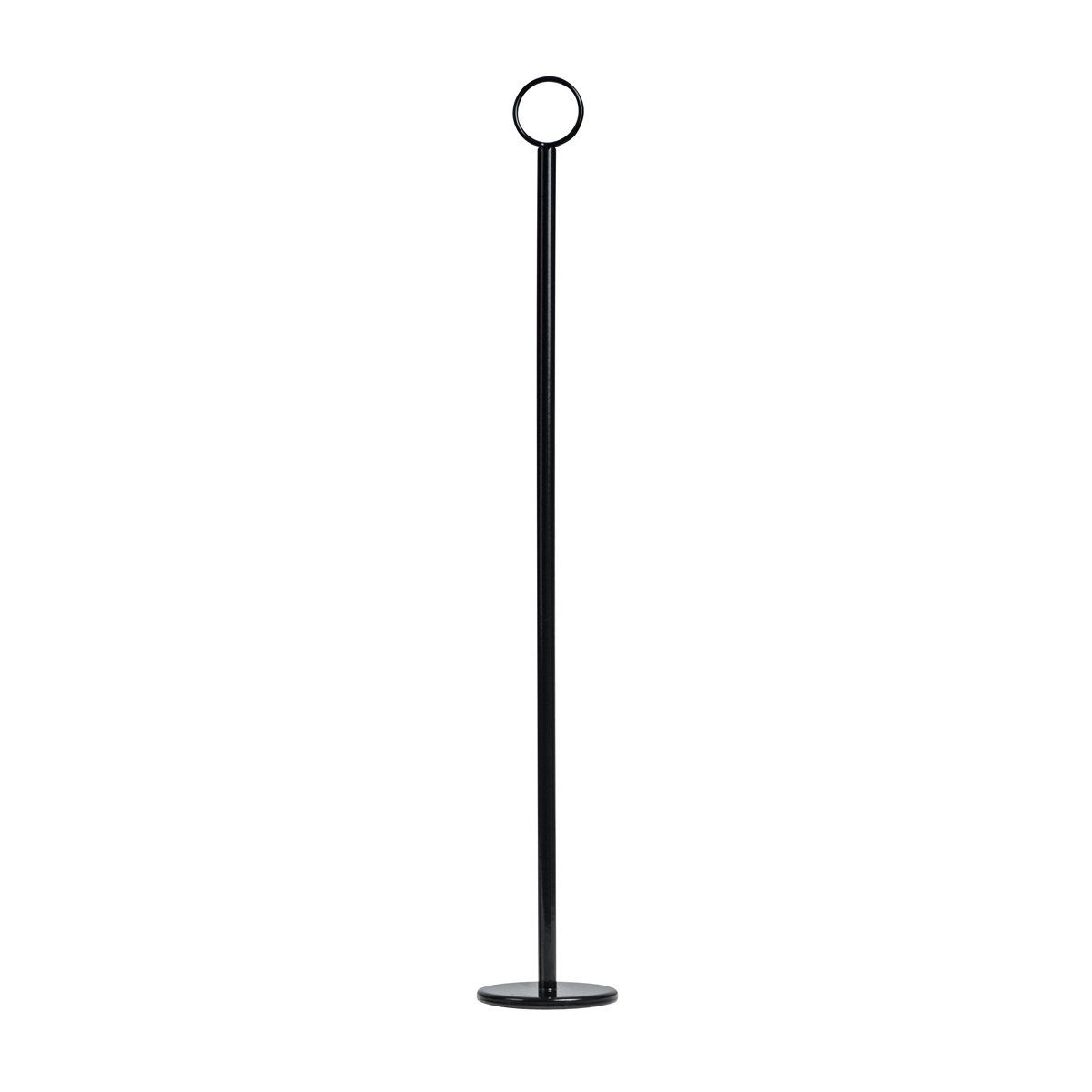 70274-BK Table Number Stand Black Heavy Base Leisure Coast Hospitality & Packaging