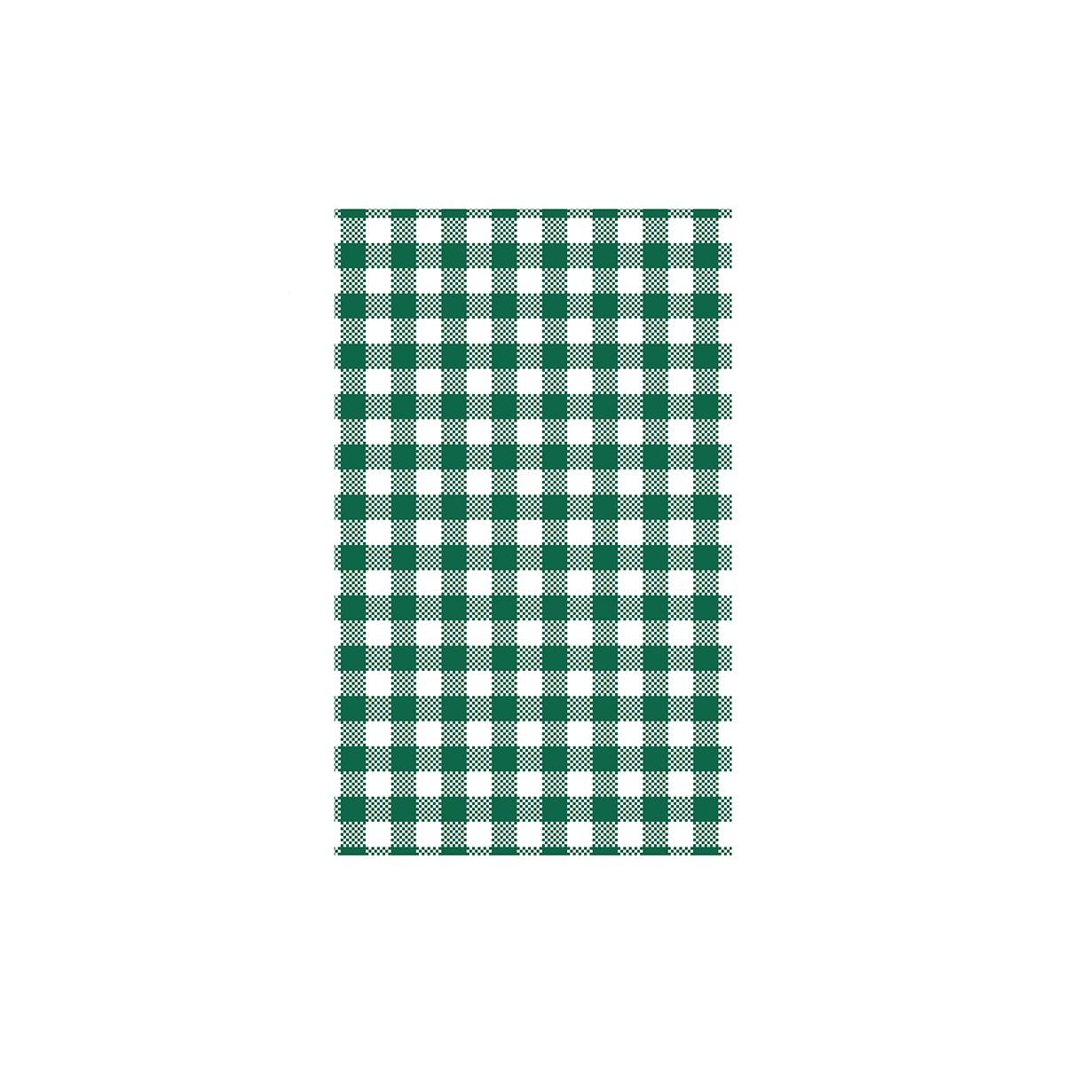 74211-TR Green Gingham Greaseproof Paper 190x310mm Leisure Coast Hospitality & Packaging