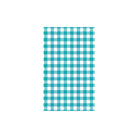 74212-TR Teal Gingham Greaseproof Paper 190x310mm Leisure Coast Hospitality & Packaging