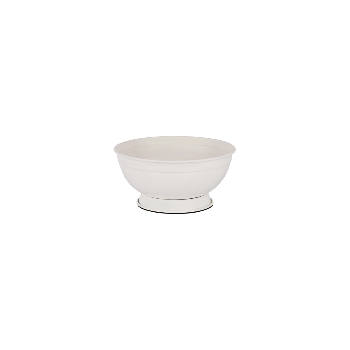 78820 Chef Inox Coney Island Crème Powder Coated Footed Serving Bowl 250x120mm Leisure Coast Hospitality and Packaging