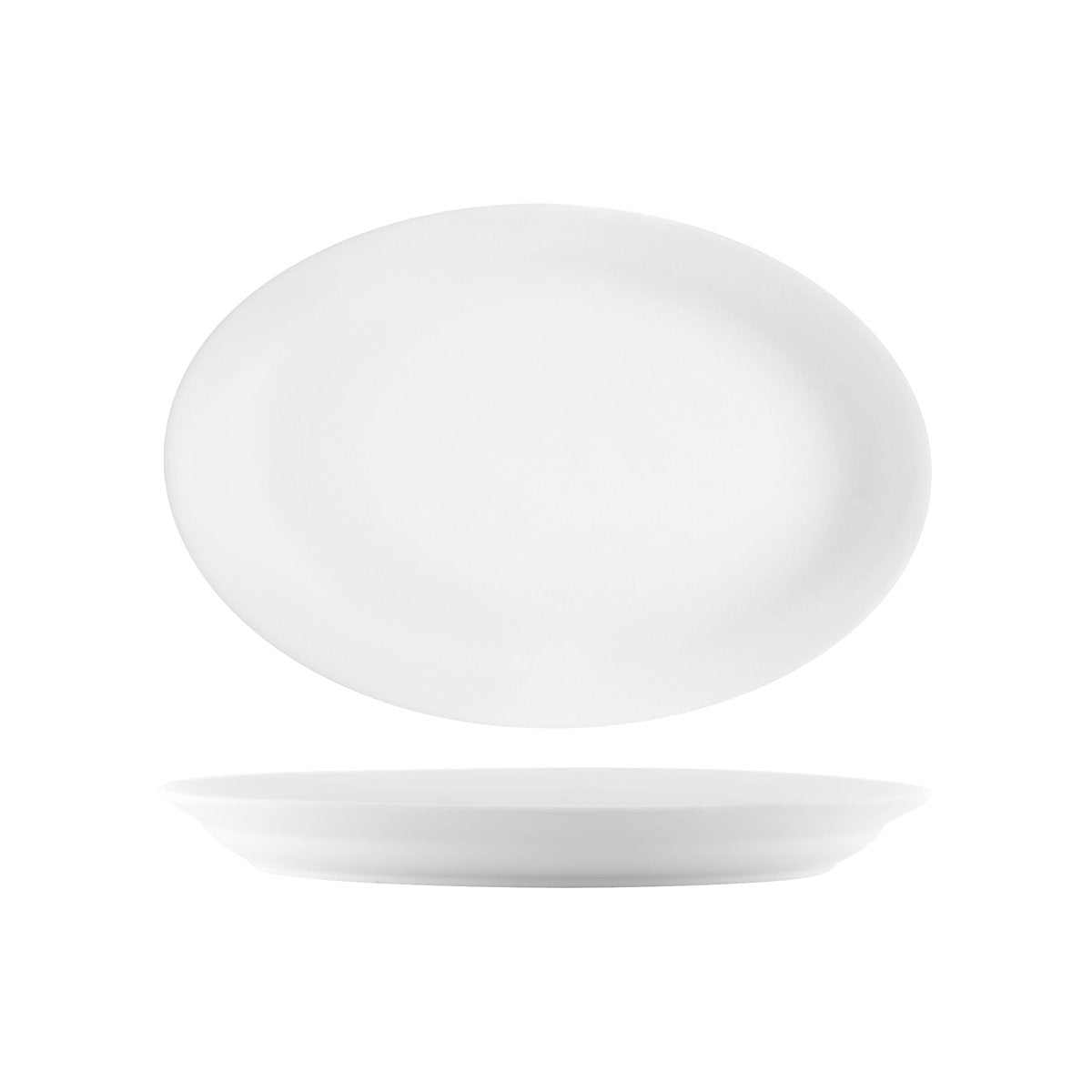 901614 Vitroceram Oval Platter 355x262x38mm Leisure Coast Hospitality And Packaging