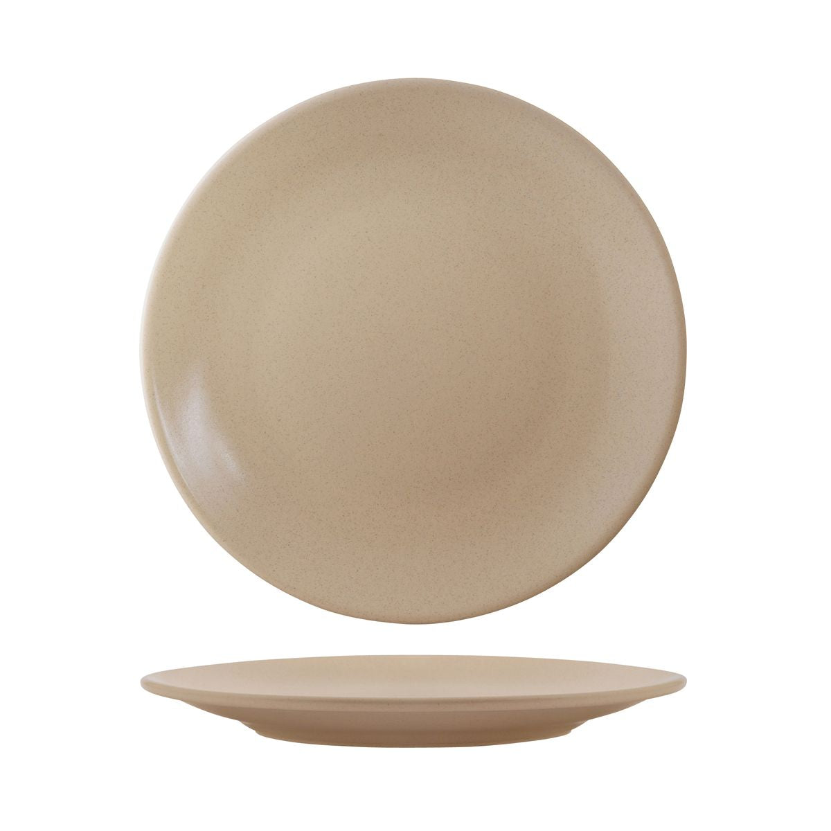 90167 Zuma Sand Round Coupe Plate 285mm Leisure Coast Hospitality & Packaging