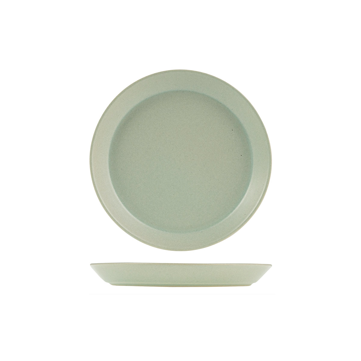 9029575 Zuma Pearl Pistachio Round Plate Tapered 170x24mm Leisure Coast Hospitality & Packaging