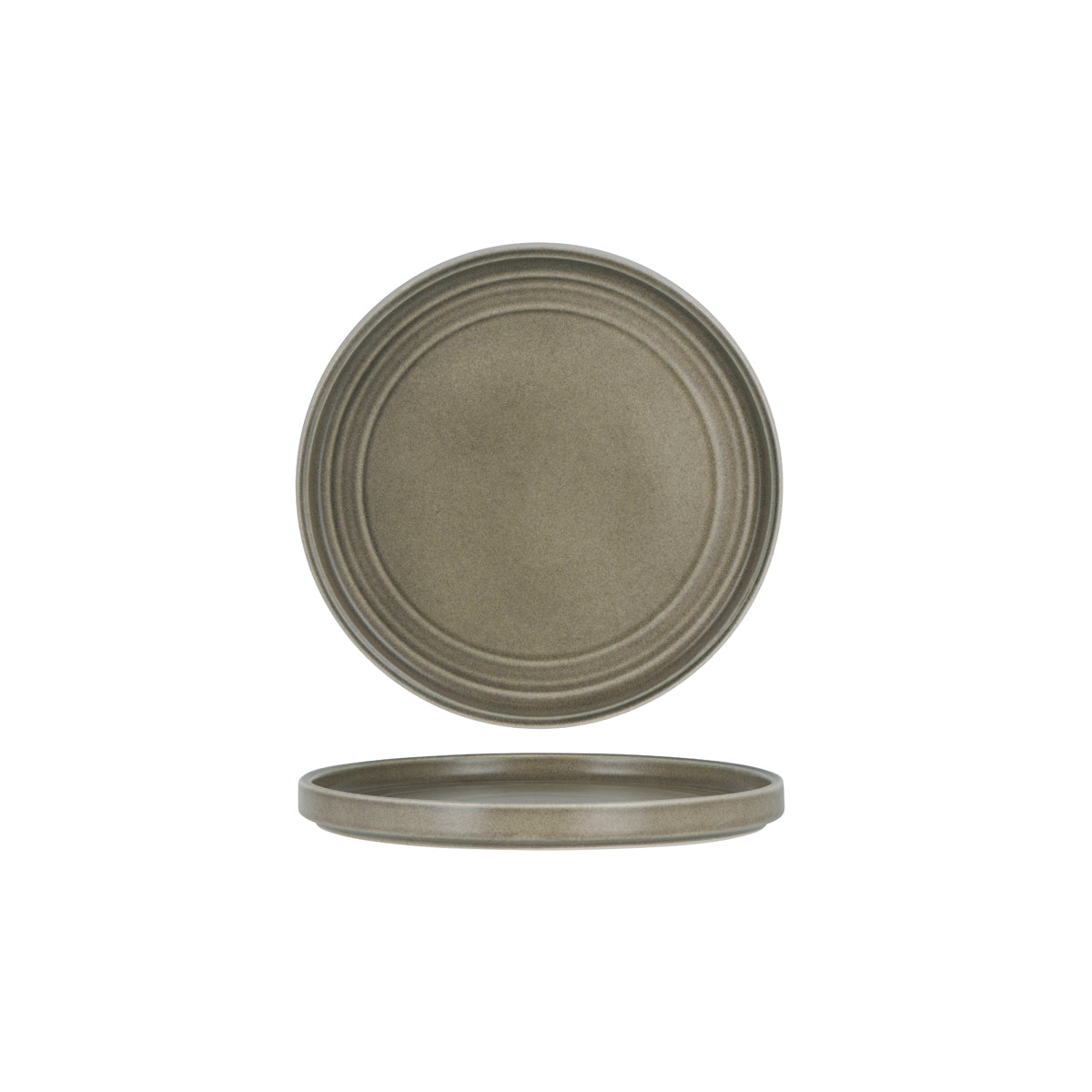 906301 Tablekraft Urban Loft Frost Grey Round Plate 220x20mm Leisure Coast Hospitality And Packaging