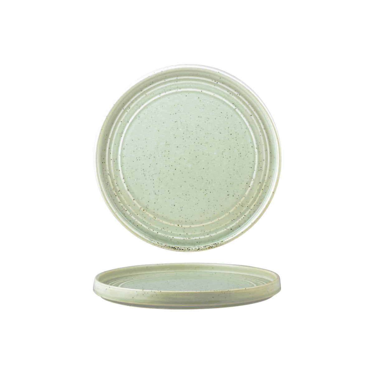 907001 Pistachio Round Plate 220x20mm Leisure Coast Hospitality And Packaging