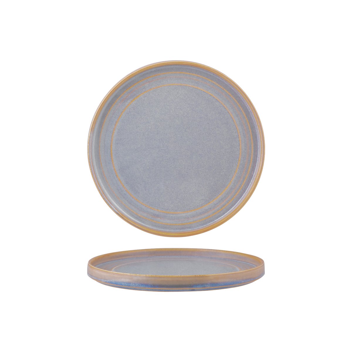 907102 Azure Blue Round Plate 220x20mm Leisure Coast Hospitality And Packaging