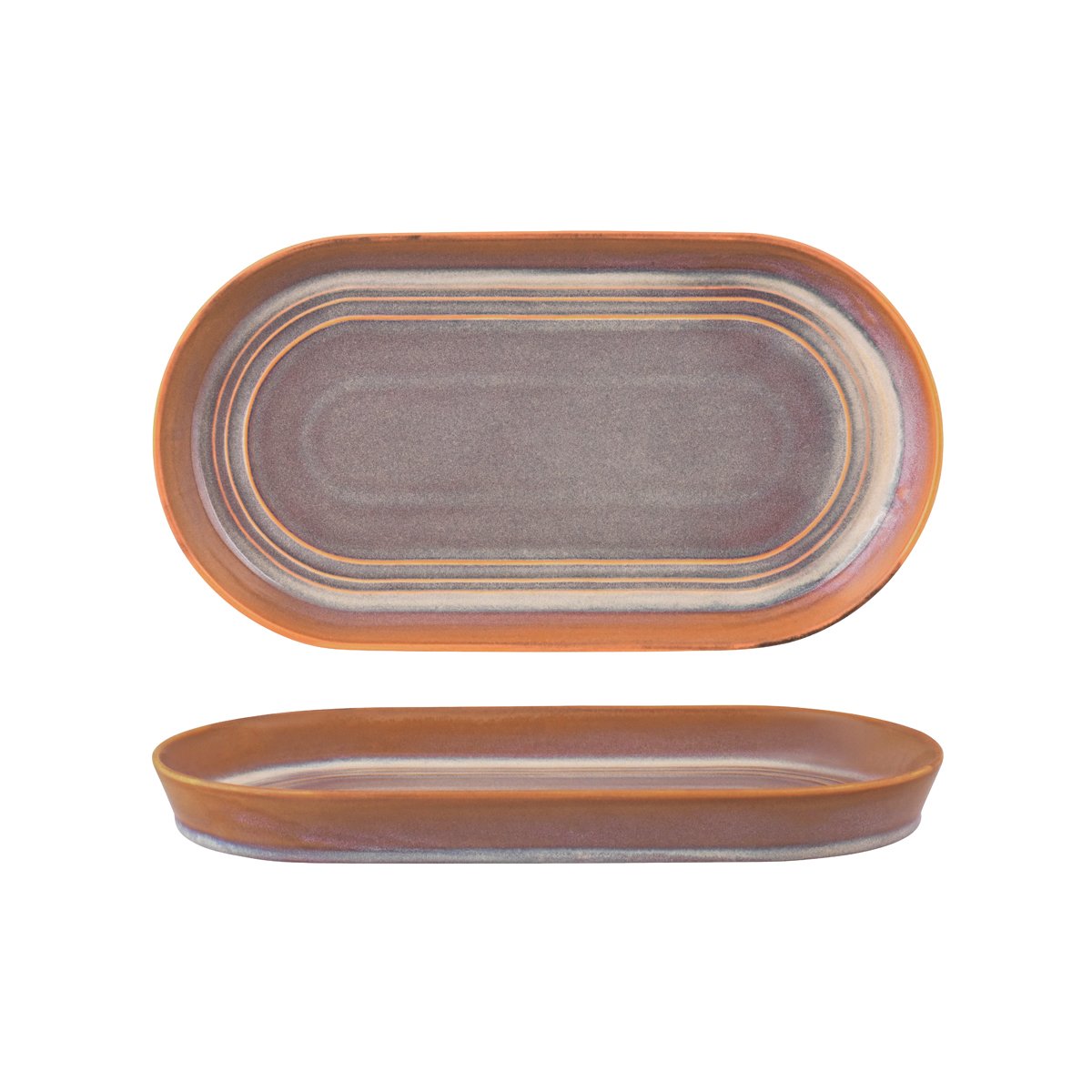 907223 Auburn Oval Serve Platter 310x165x30mm Leisure Coast Hospitality And Packaging