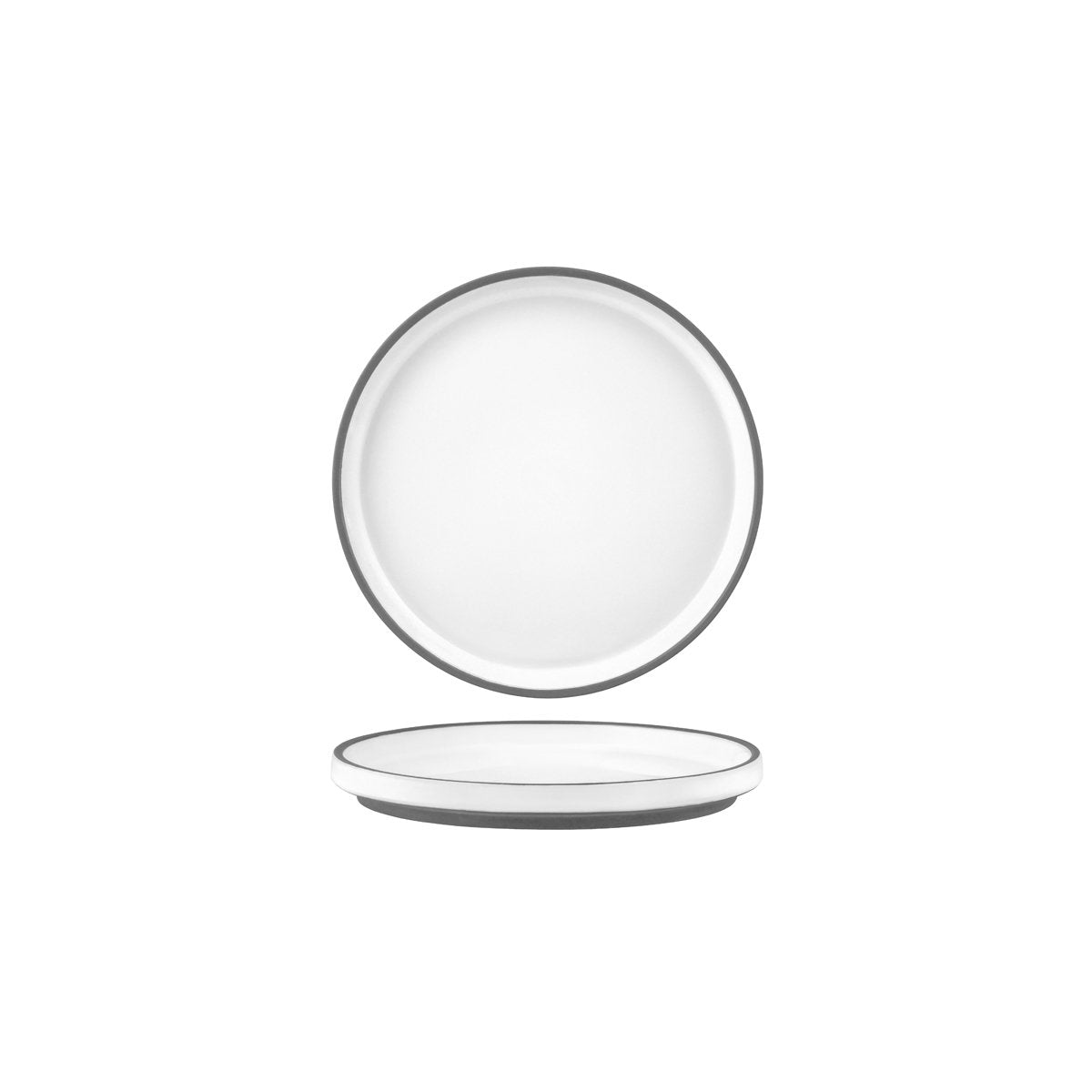 907301 White Round Plate 173x20mm Leisure Coast Hospitality And Packaging