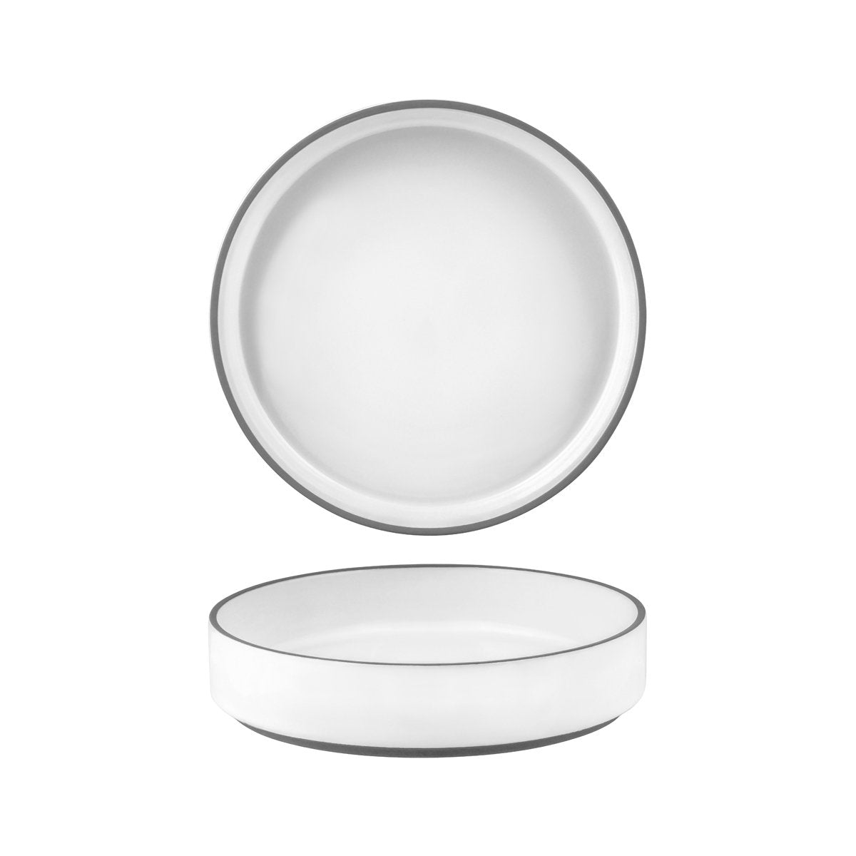 907325 White Round Bowl 215x45mm / 1100ml Leisure Coast Hospitality And Packaging