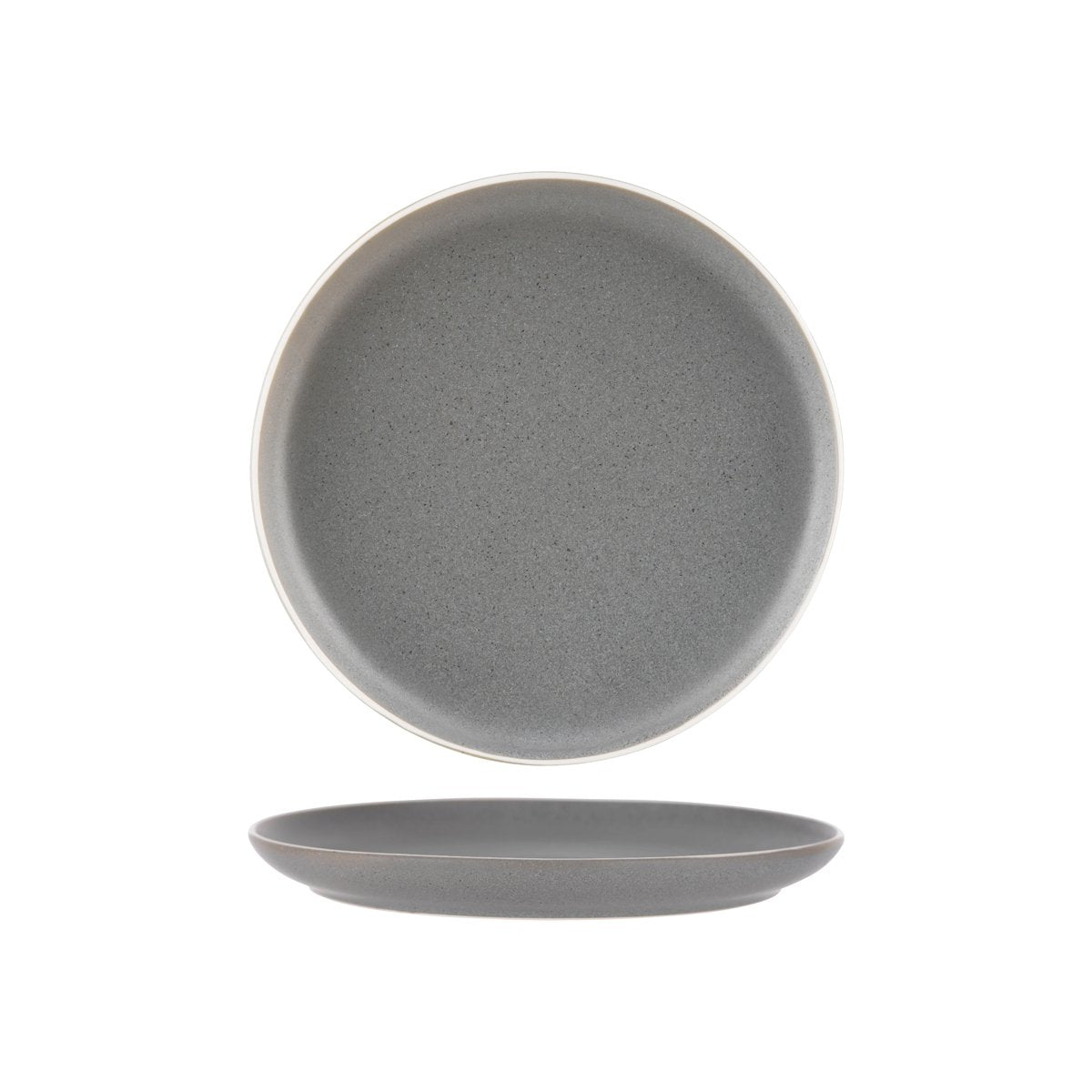 908010 Grey Round Coupe Plate 268x29mm Leisure Coast Hospitality And Packaging