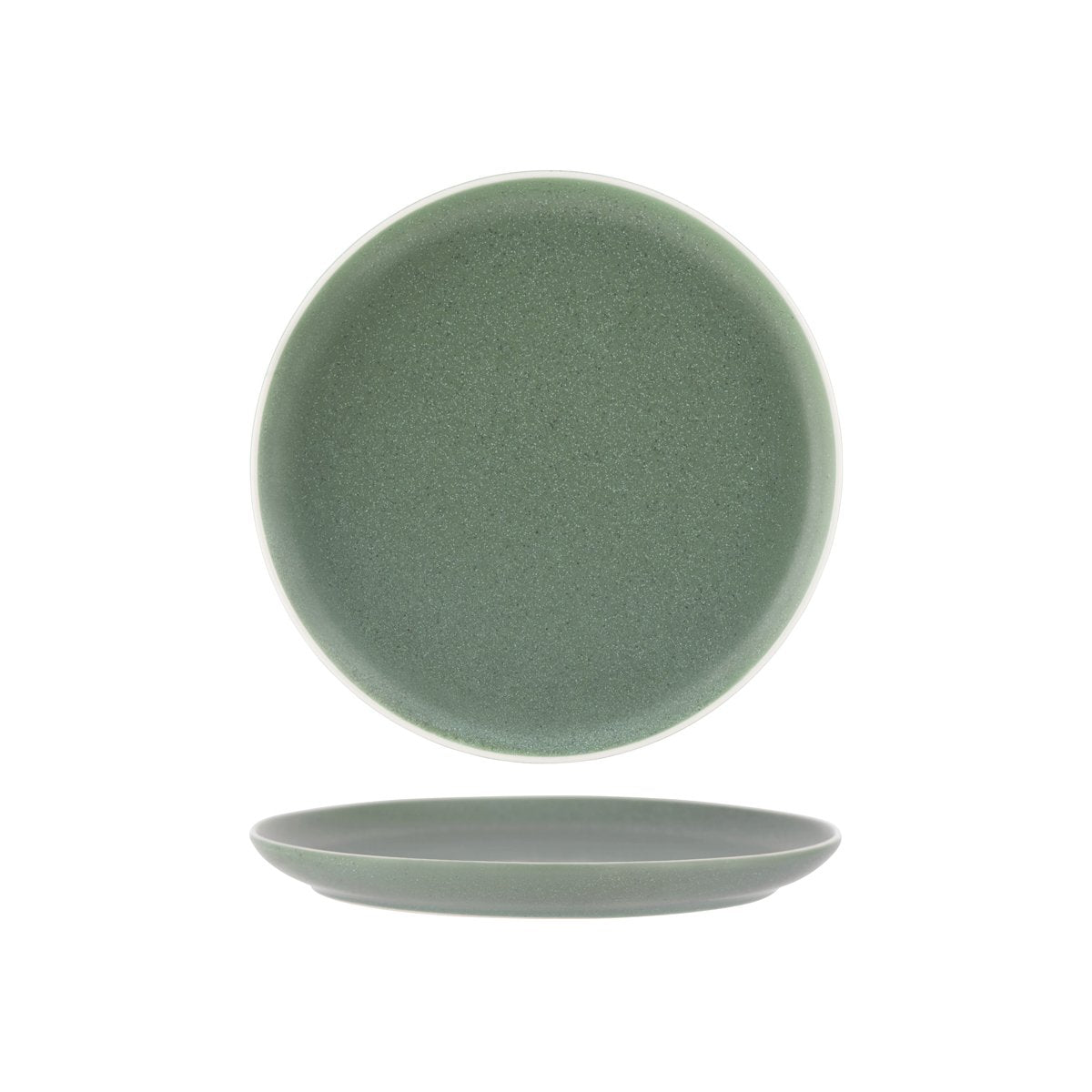 908110 Green Round Coupe Plate 268x29mm Leisure Coast Hospitality And Packaging