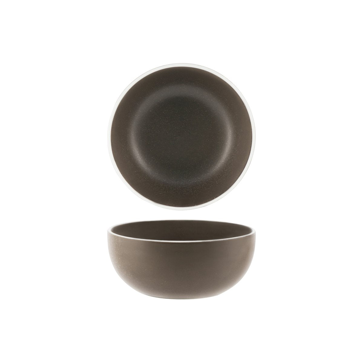 908316 Dark Grey Round Deep Bowl 153x66mm / 770ml Leisure Coast Hospitality And Packaging