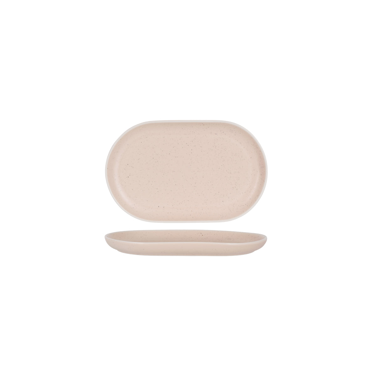908420 Tablekraft Urban Reactive Pink Oval Plate 245x155x24mm Leisure Coast Hospitality And Packaging
