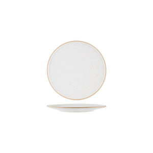 908508 White Pebble Round Plate 210x23mm Leisure Coast Hospitality And Packaging