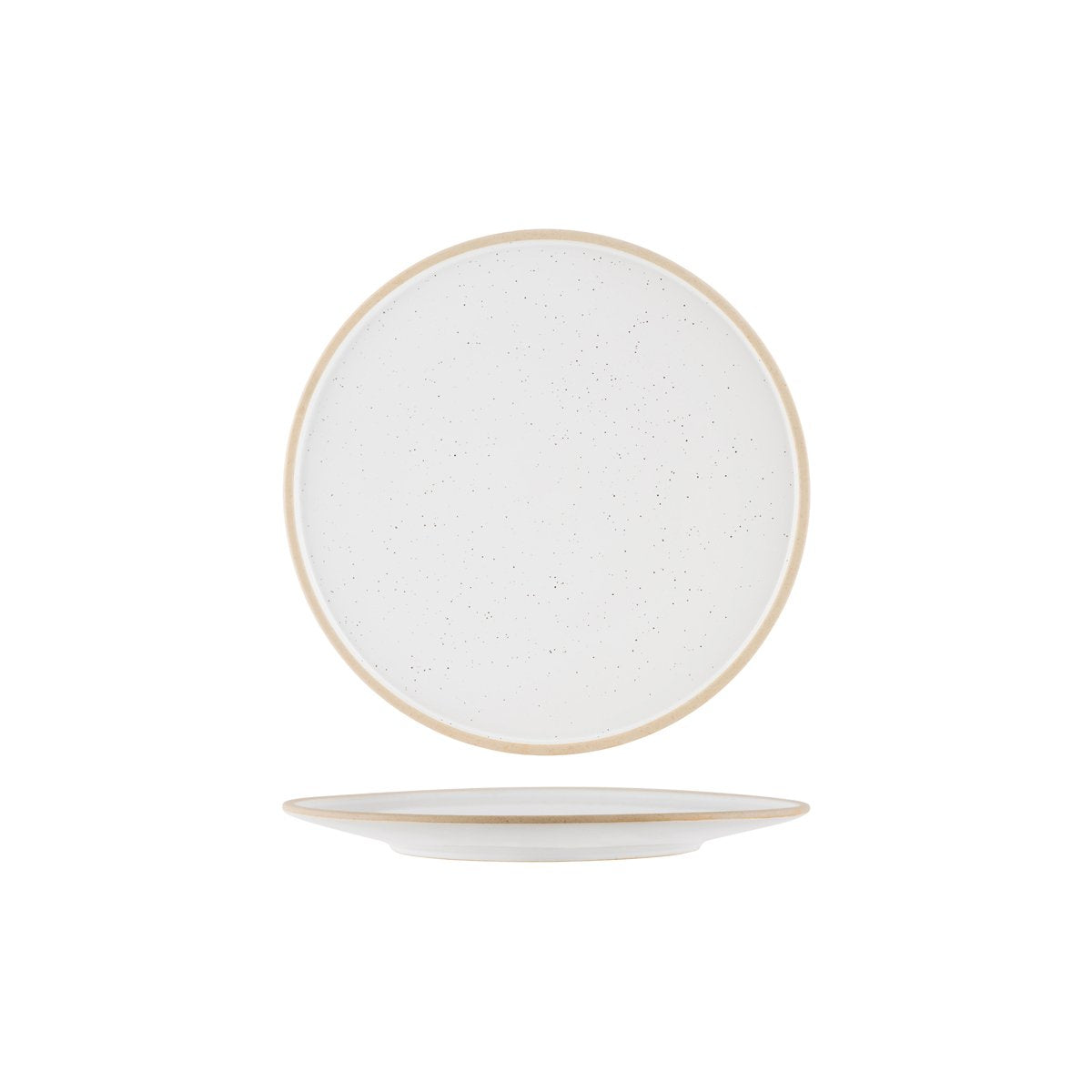 908510 White Pebble Round Plate 257x24mm Leisure Coast Hospitality And Packaging