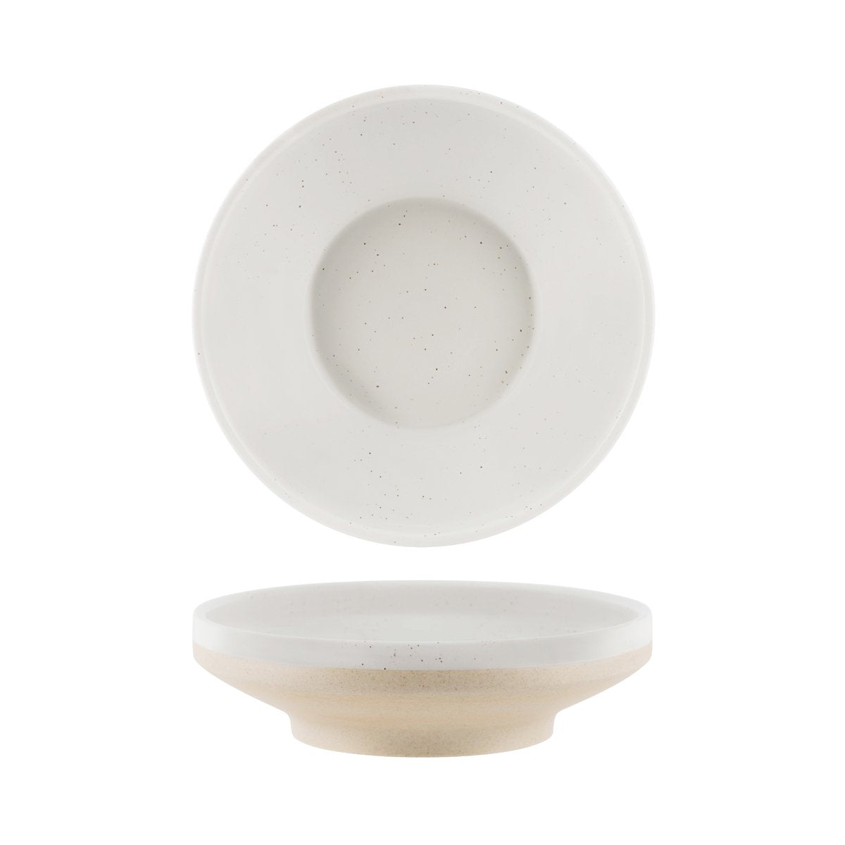 908520 White Pebble Footed Bowl 227x62mm / 1350ml Leisure Coast Hospitality And Packaging