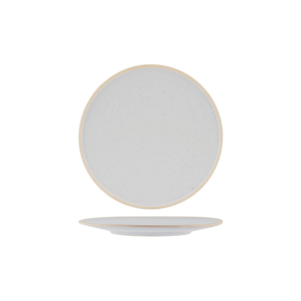 908610 Limestone Round Plate 257x24mm Leisure Coast Hospitality And Packaging