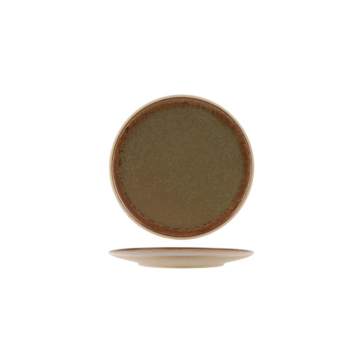908908 Burnt Sienna Round Plate 210x23mm Leisure Coast Hospitality And Packaging