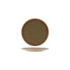 908908 Burnt Sienna Round Plate 210x23mm Leisure Coast Hospitality And Packaging