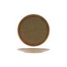 908910 Burnt Sienna Round Plate 257x24mm Leisure Coast Hospitality And Packaging