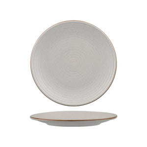 9099173 Zuma Mineral Round Plate Ribbed 310mm Leisure Coast Hospitality & Packaging
