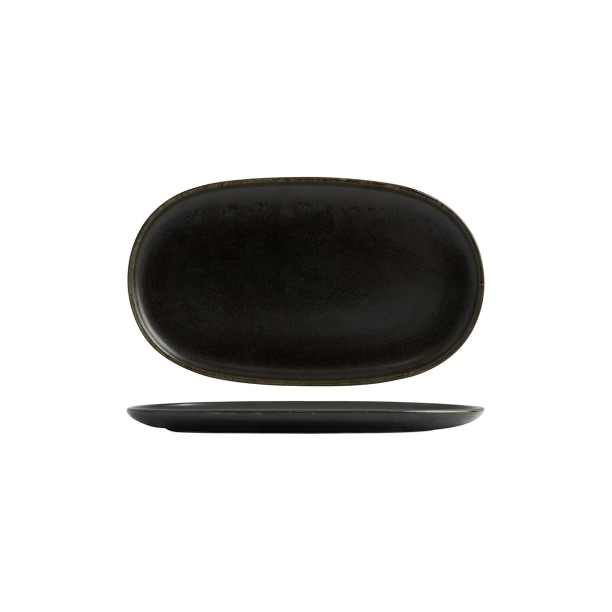 926444 Moda Porcelain Earth Oval Coupe Plate 355x215mm Leisure Coast Hospitality and Packaging