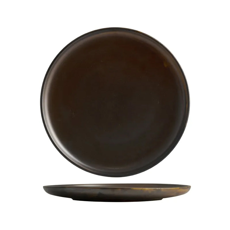 926611 Moda Porcelain Rust Round Plate 290mm Leisure Coast Hospitality & Packaging