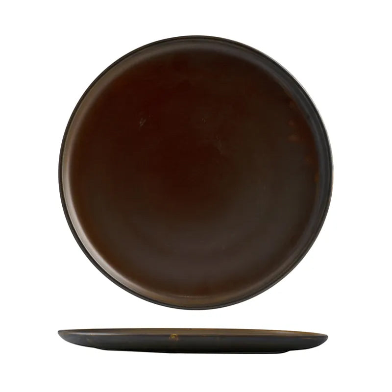 926611 Moda Porcelain Rust Round Plate 290mm Leisure Coast Hospitality & Packaging