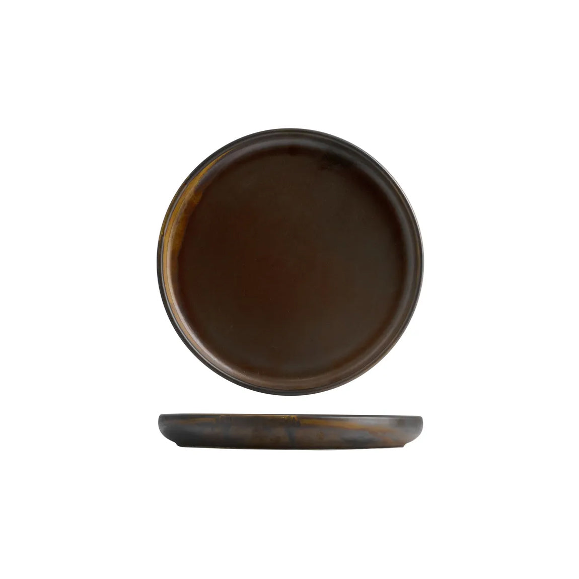 926626 Moda Porcelain Rust Stackable Round Plate 260mm Leisure Coast Hospitality and Packaging