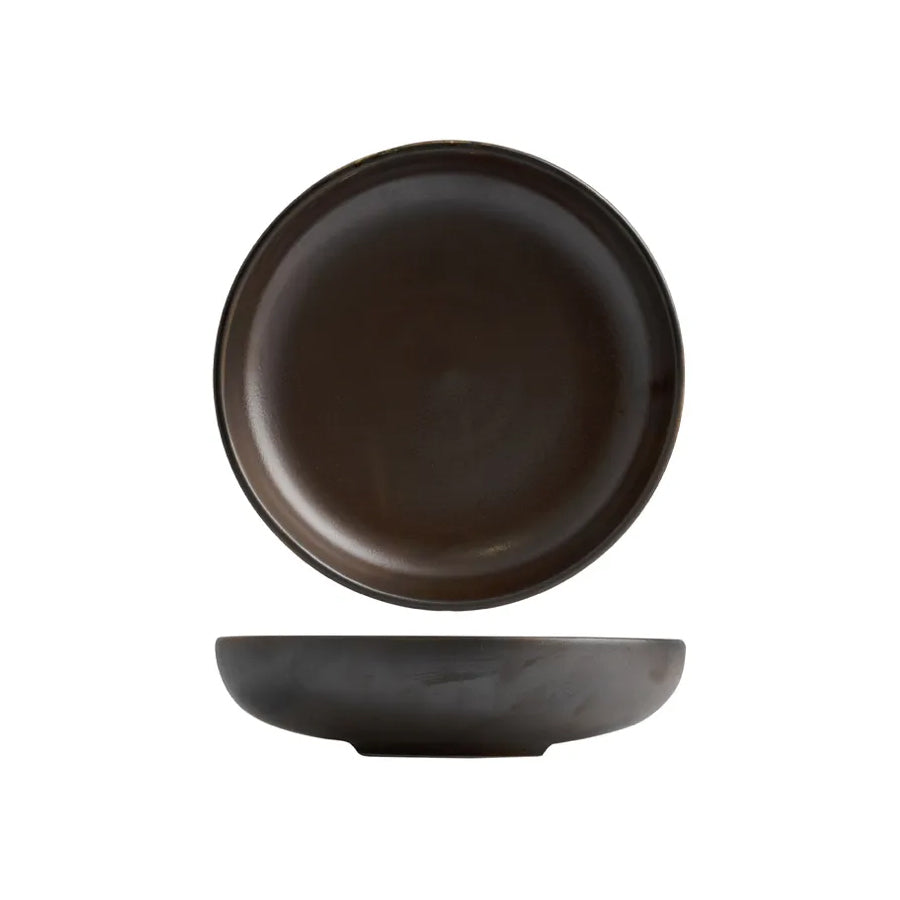 926659 Moda Porcelain Rust Round Share Bowl 245mm / 1630ml Leisure Coast Hospitality and Packaging
