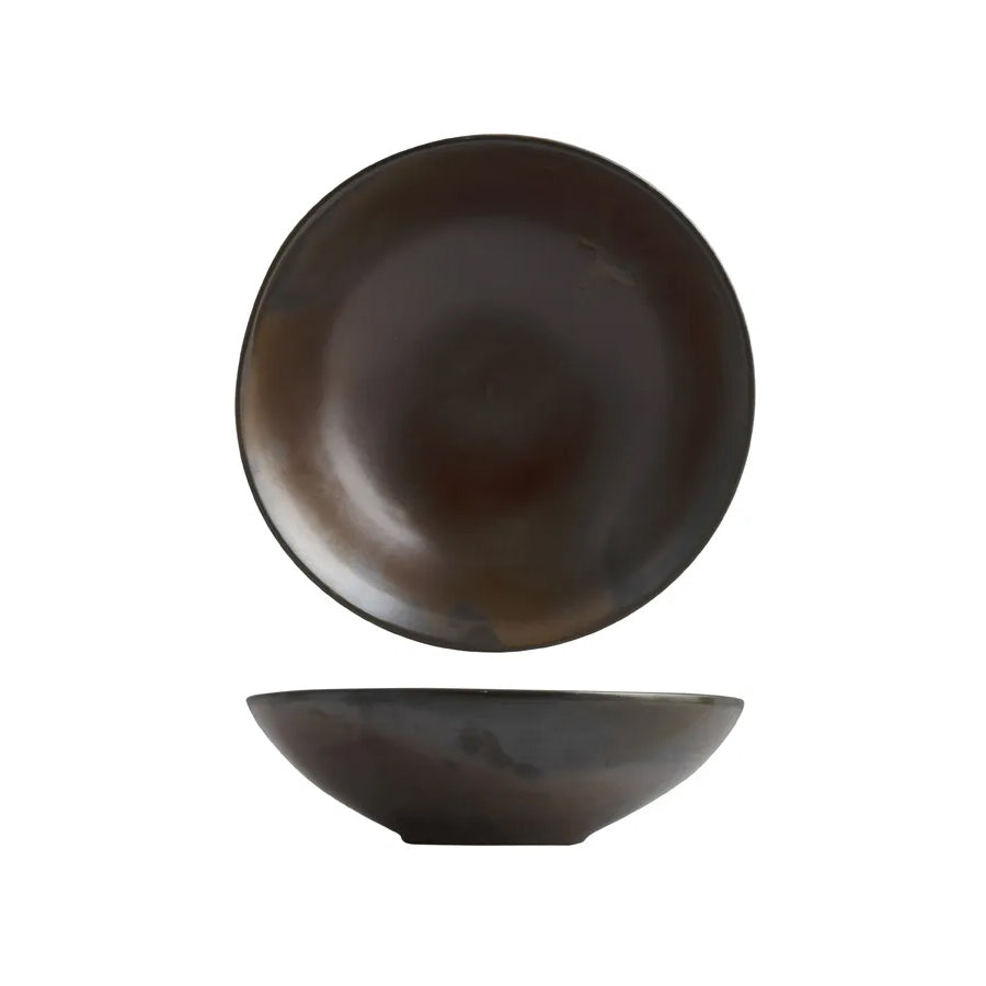 926679 Moda Porcelain Rust Round Deep Bowl 235 / 1250ml | Leisure Coast Hospitality and Packaging