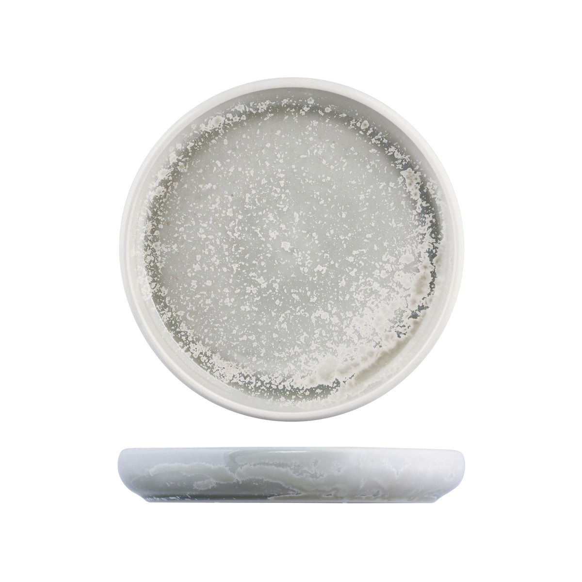 926726 Moda Porcelain Willow Stackable Round Plate 260mm Leisure Coast Hospitality and Packaging