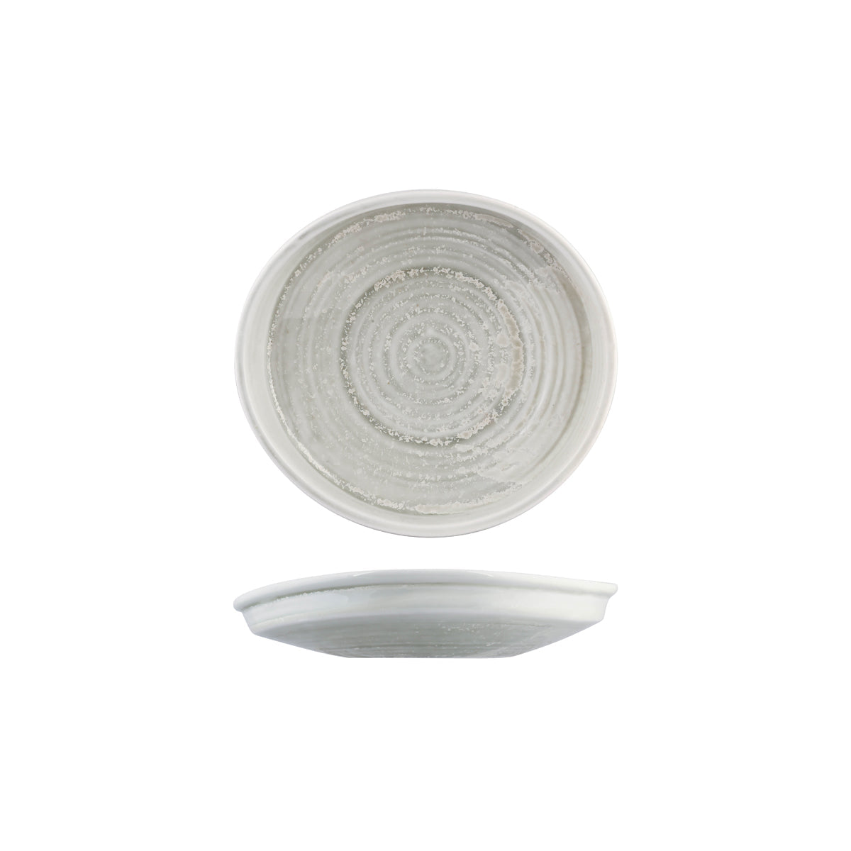 926734 Moda Porcelain Willow Organic Shape Plate 225x205x50mm Leisure Coast Hospitality and Packaging