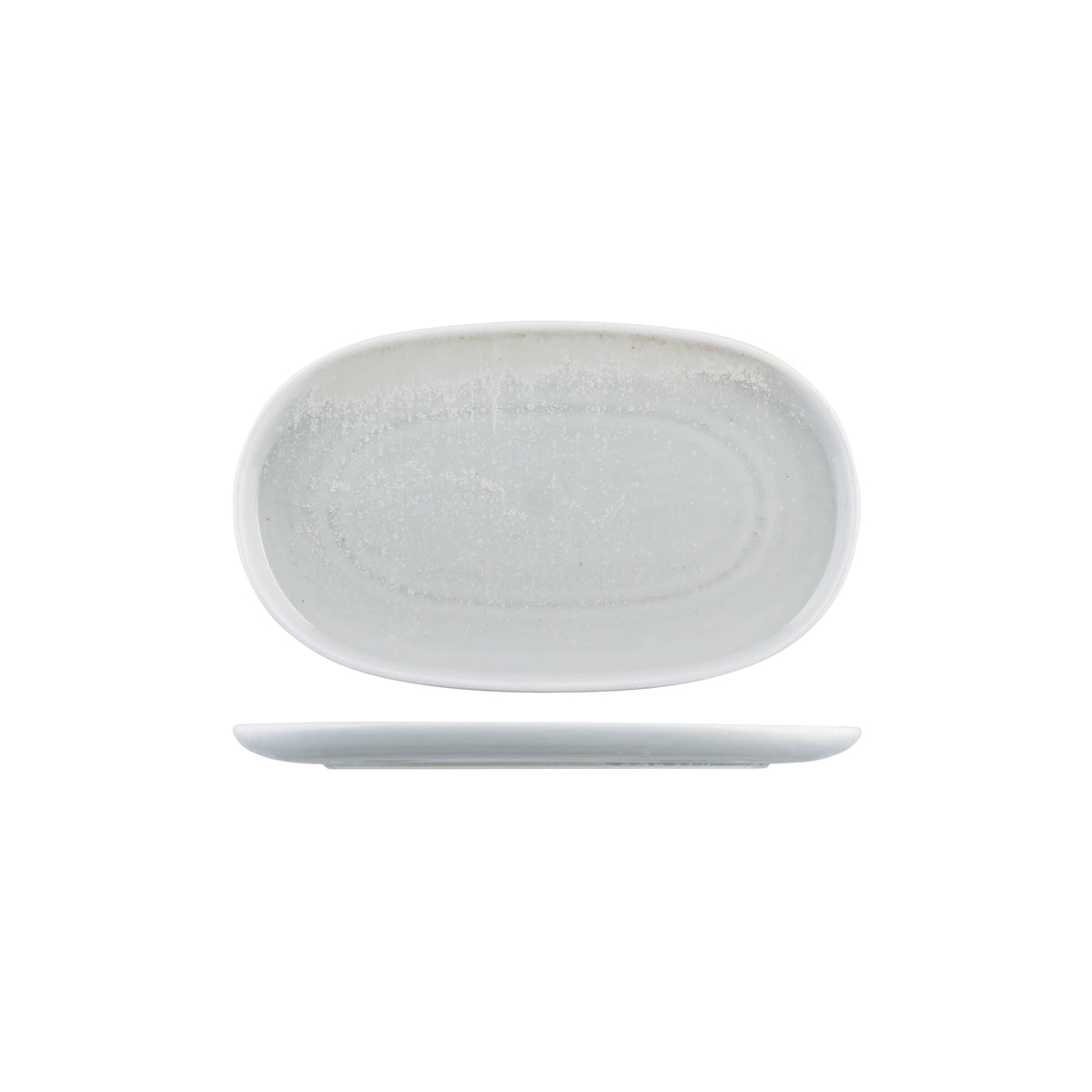 926742 Moda Porcelain Willow Oval Coupe Plate 300x180mm Leisure Coast Hospitality and Packaging