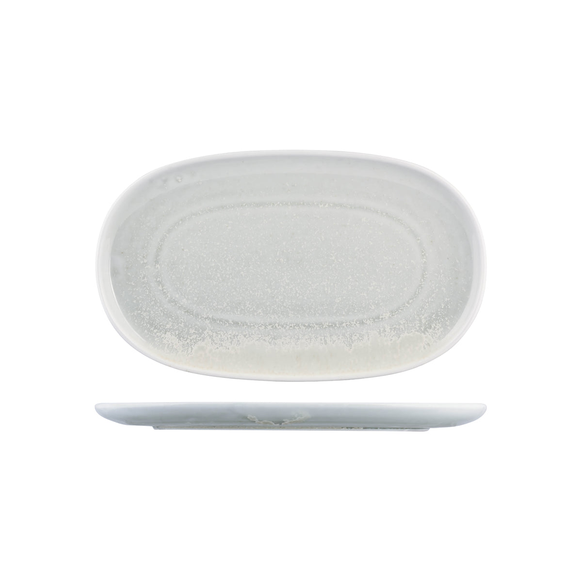 926744 Moda Porcelain Willow Oval Coupe Plate 355x210mm Leisure Coast Hospitality and Packaging