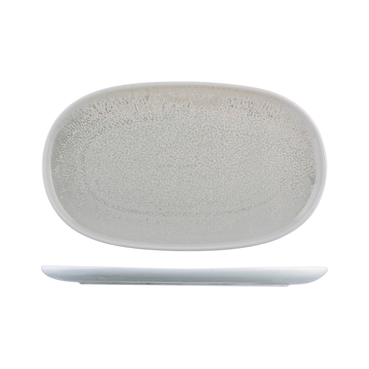 926746 Moda Porcelain Willow Oval Coupe Plate 405x240mm Leisure Coast Hospitality and Packaging