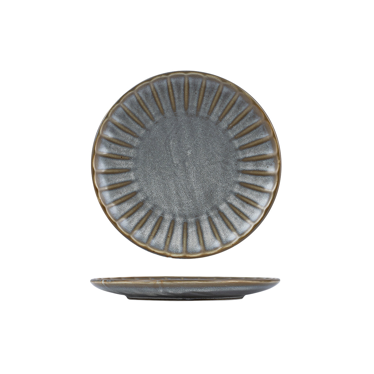 927062-Ctn Moda Porcelain Scalloped Chic Round Plate 260mm Leisure Coast Hospitality & Packaging